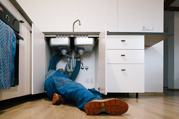Professional Drain Cleaning technician working in Brooklyn, MS